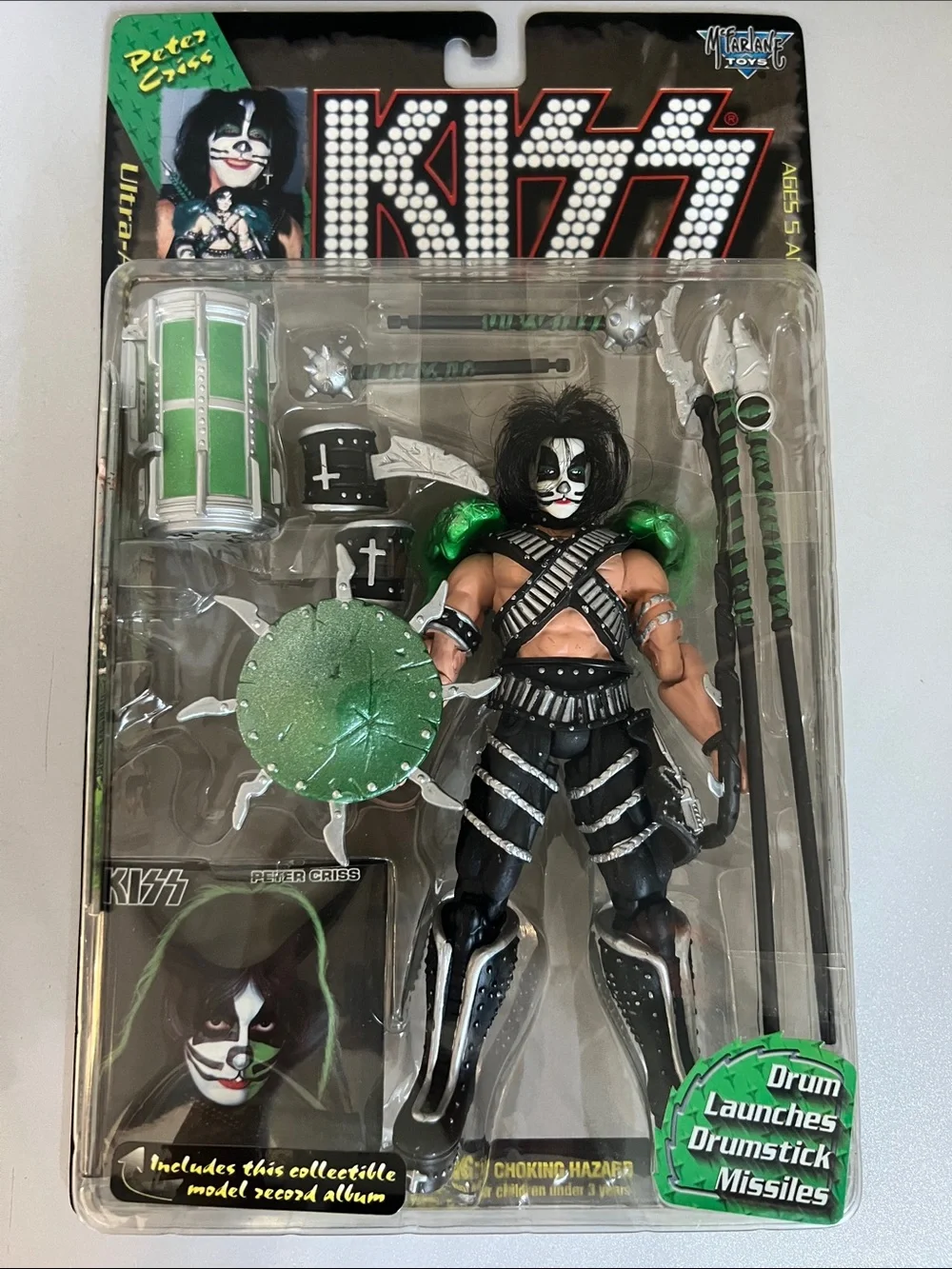 KISS Ultra Action Figures LP Set/4 Sealed/Mint 1997